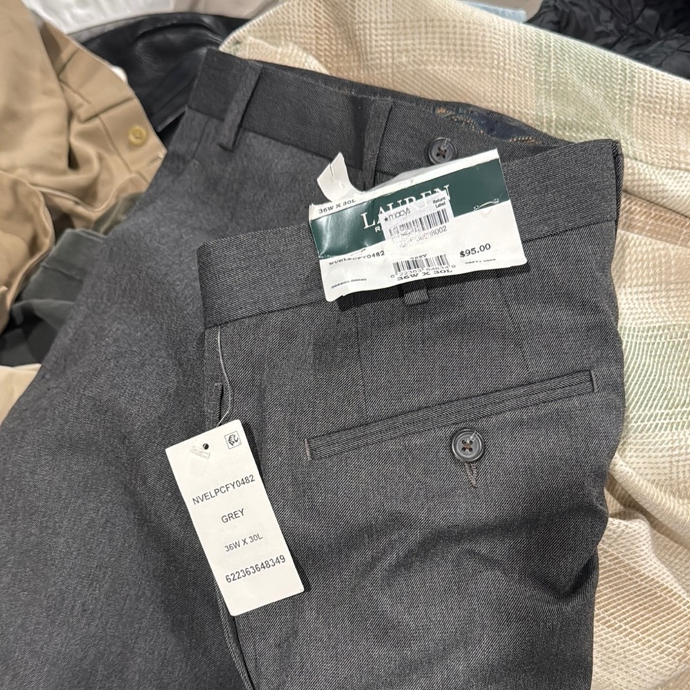 Lauren Ralph Lauren Gray Dress Pants